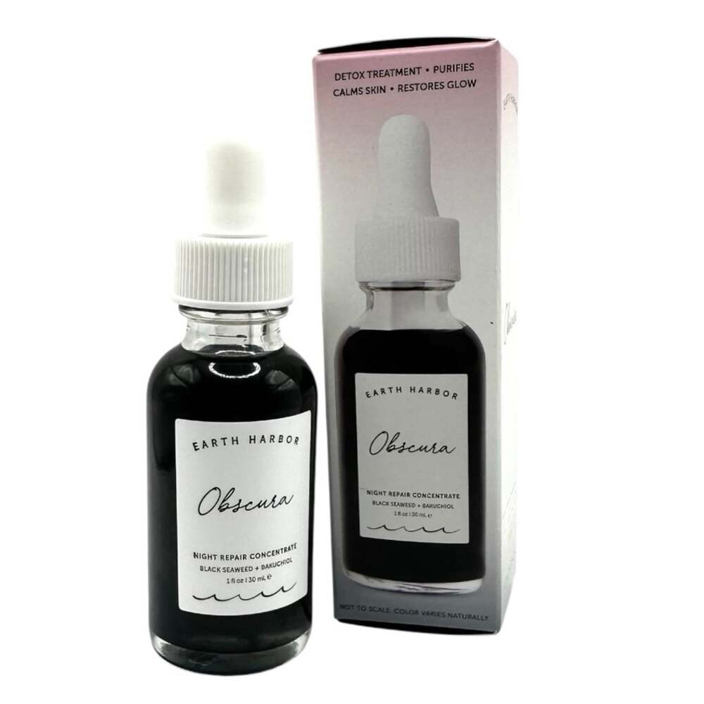 Obscura Night Repair Concentrate Black Seaweed Bakuchiol 1 Fl oz NEW